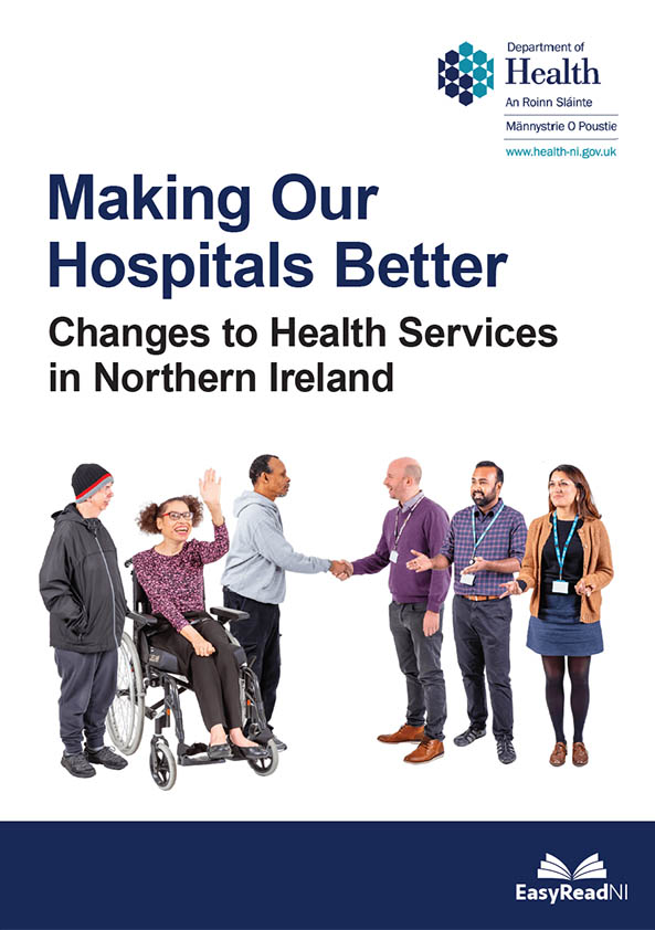 clicking this image will link to the Making Our
          Hospitals Better document, published by the Department of Health.